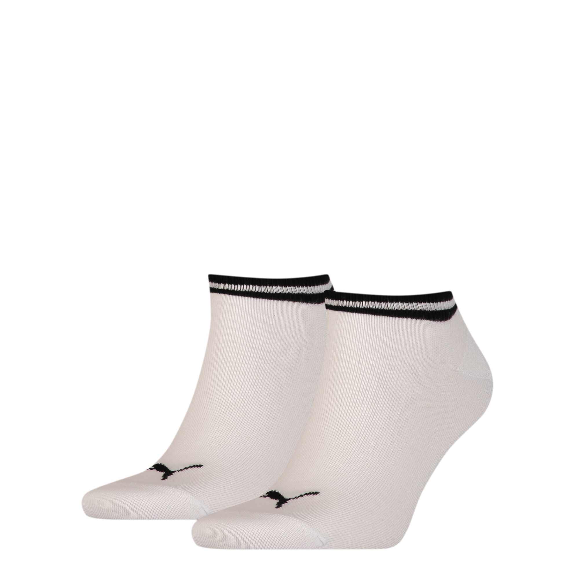 Puma Unisex Heritage Sneaker Socks 2 Pack, White, Size 39-42, Women