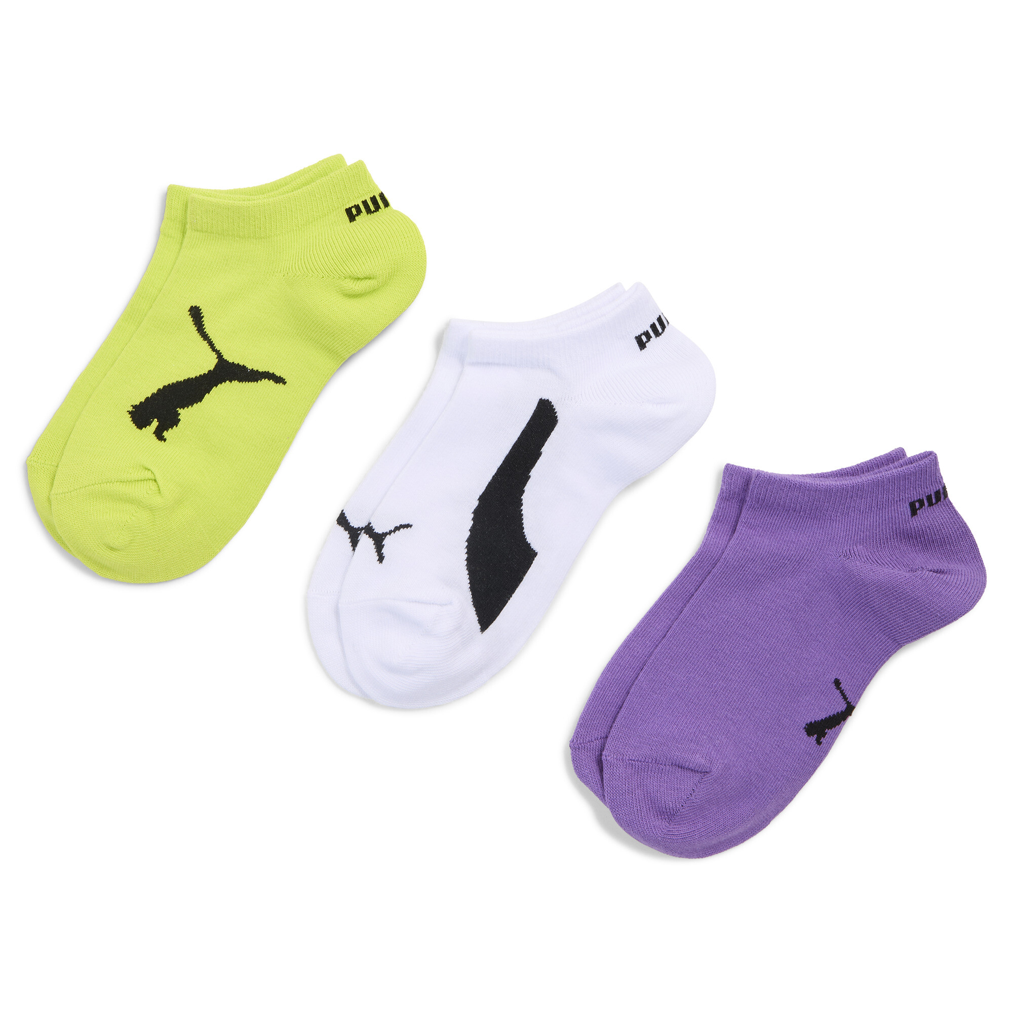 Puma Kids' BWT Sneaker - Trainer Socks 3 Pack, Green, Size 27-30, Clothing