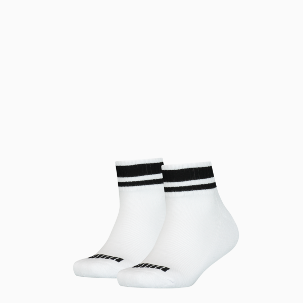 Medias tobilleras PUMA Clyde junior, pack de 2 pares, white, large-ARG