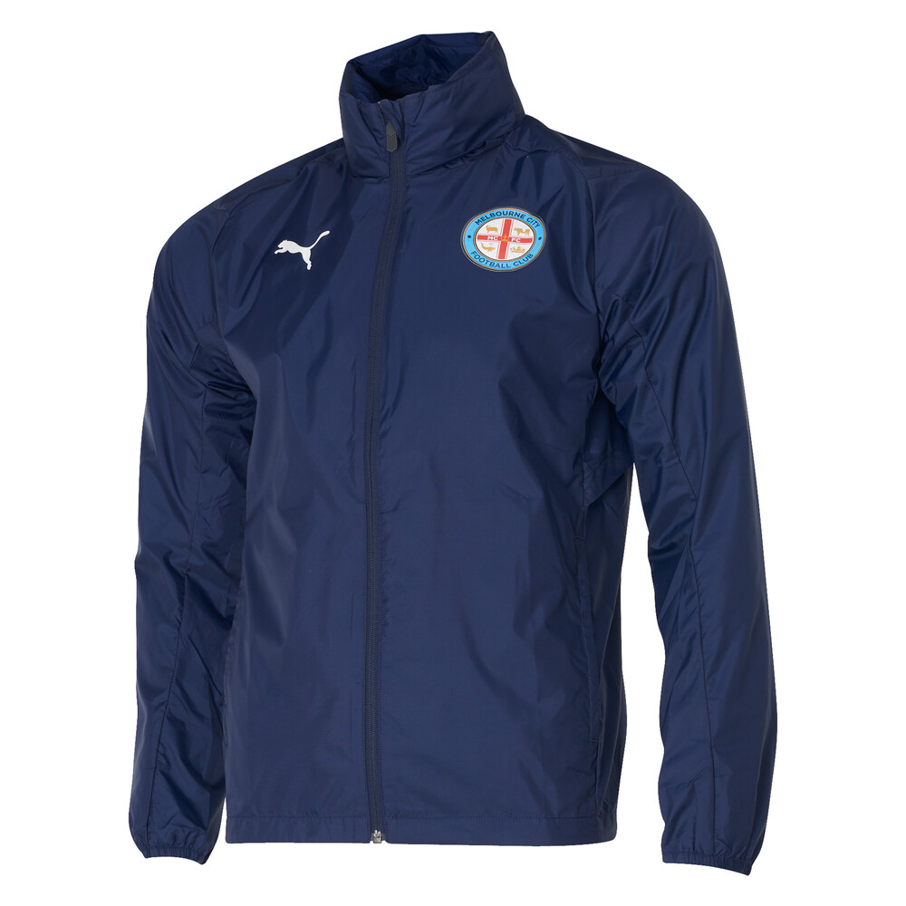 Melbourne City FC Rain Jacket Blue PUMA