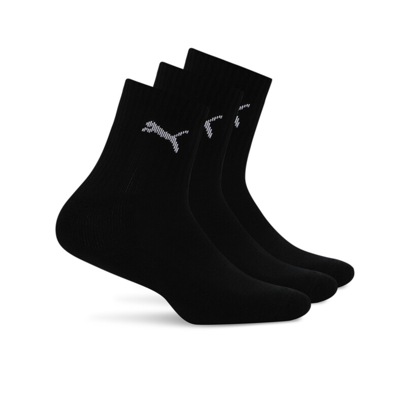 PUMA Sport Kid's Socks Pack Of 3, Black