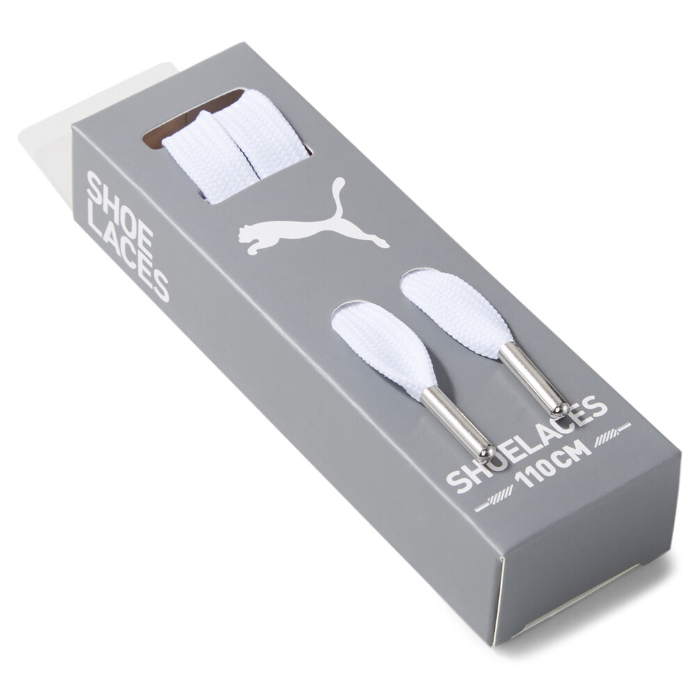 PUMA Laces with Metallic Tips White PUMA