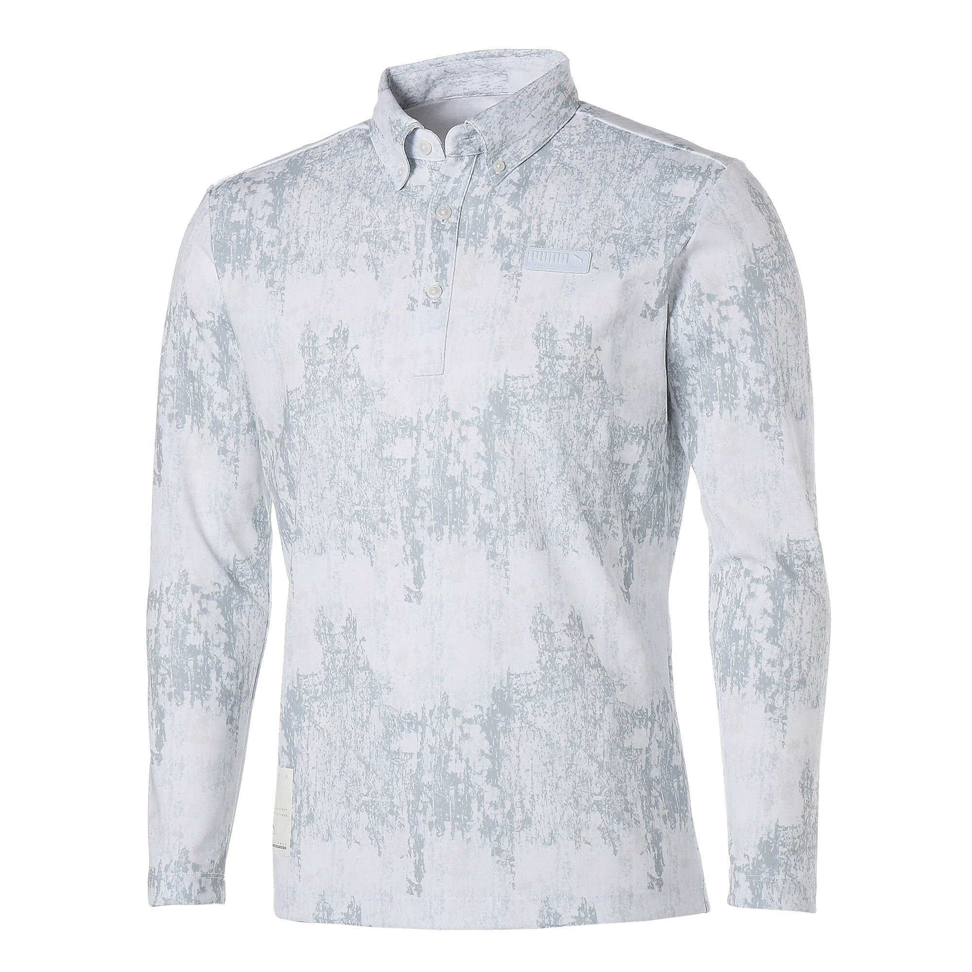 【プーマ公式通販】 プーマ ゴルフ EGW 長袖 グラフィック ストレッチ ポロシャツ メンズ BRIGHT WHITE ｜PUMA.com