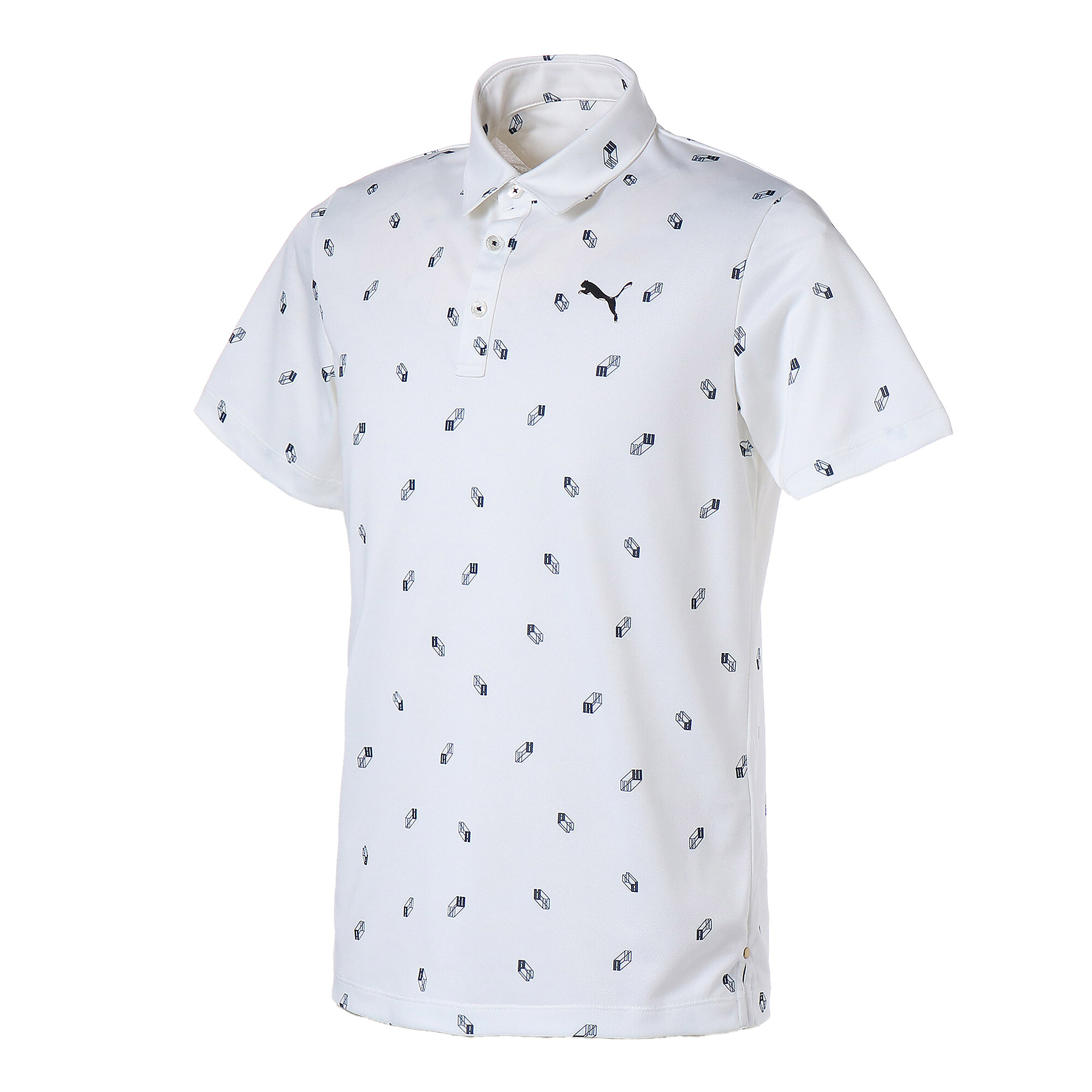45%OFF！＜プーマ公式通販＞ プーマ DRYCELL メンズ ゴルフ 3D ロゴ 半袖 ポロシャツ メンズ BRIGHT WHITE ｜PUMA.com