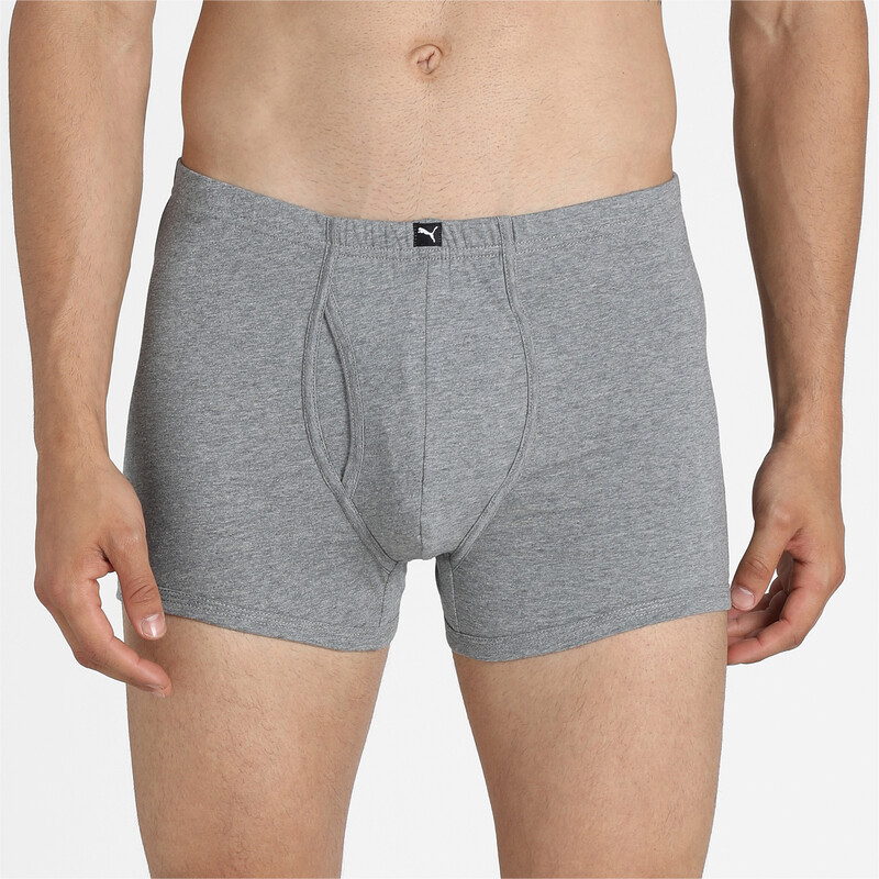 

Men's PUMA Basic Plain Trunk Pack Of 2, Red/gray