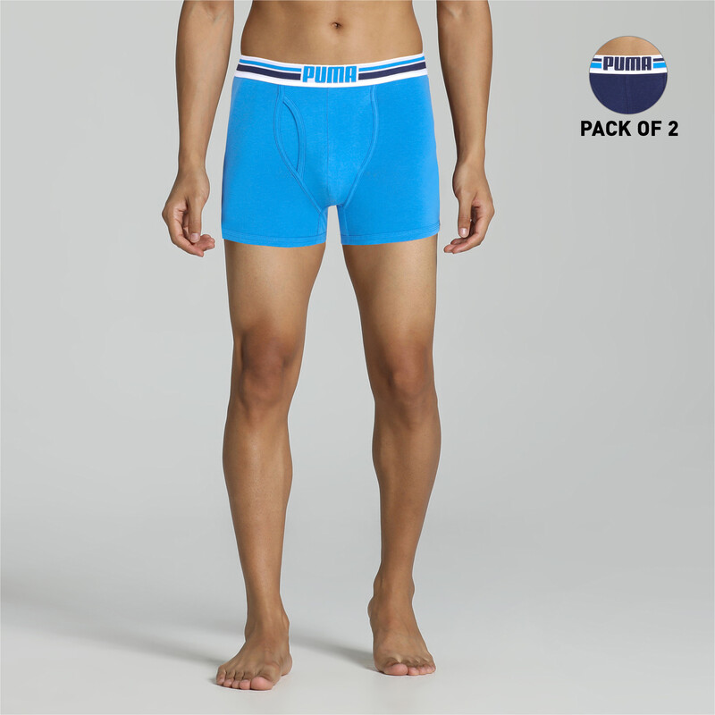 

Men's PUMA Stretch Elastic Waistband Trunks Pack Of 2 With EVERFRESH Technology