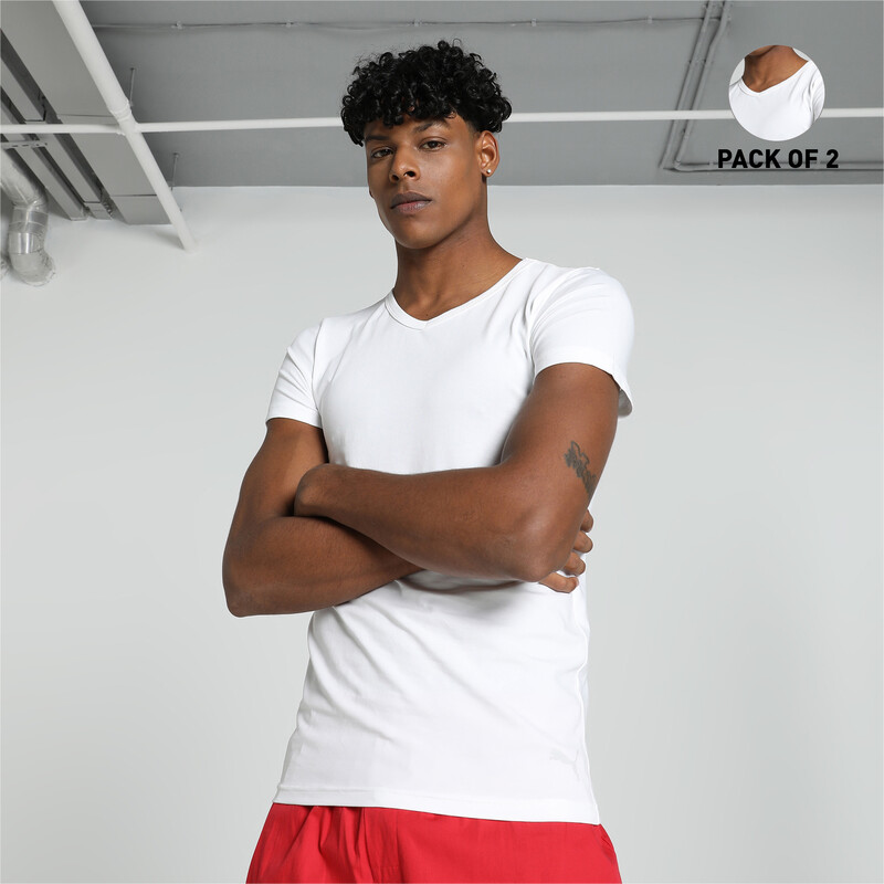 

Men's PUMA Stretch Crew Vest Pack Of 2
