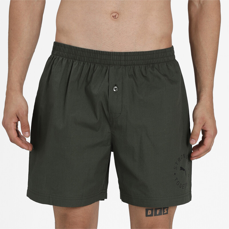 

Men's PUMA Stretch Basic Boxer Pack Of 1, Black/brown