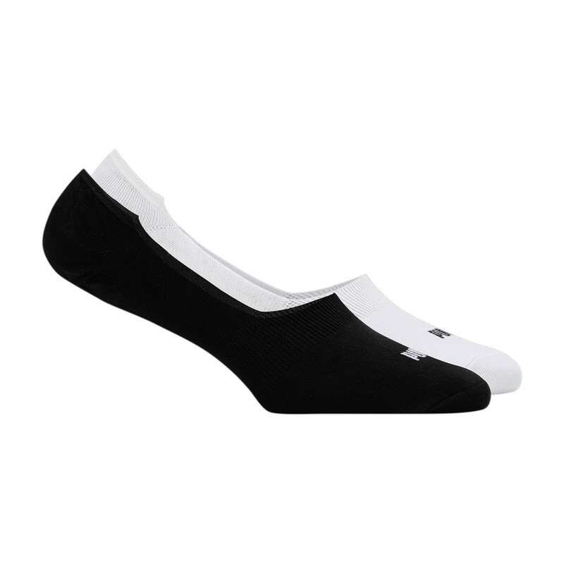 

PUMA Footie Unisex Socks Pack Of 2, White/black