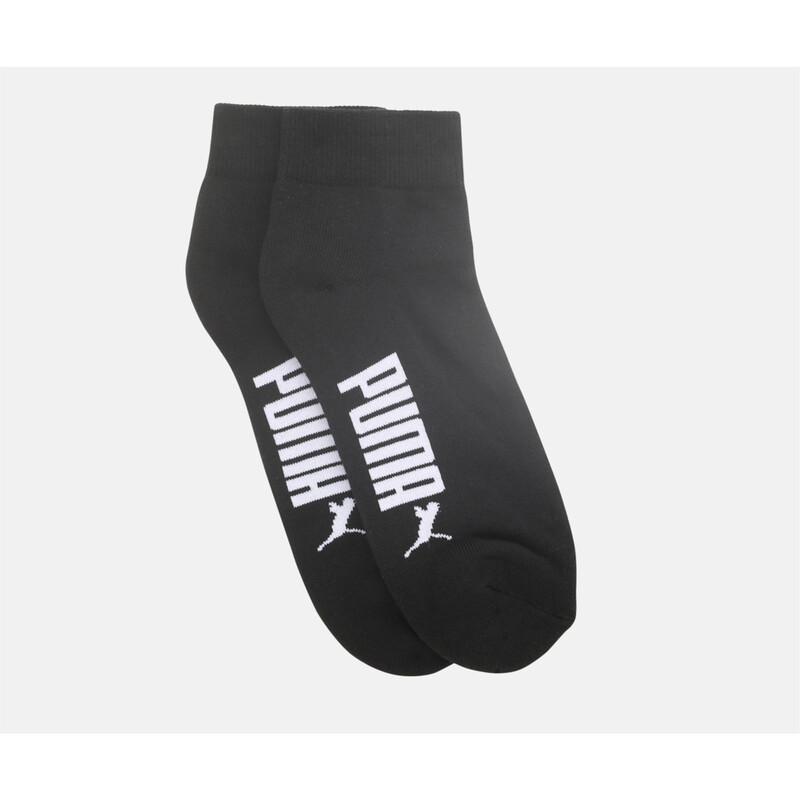 

PUMA Unisex Quarter Socks Pack Of 2, White/black