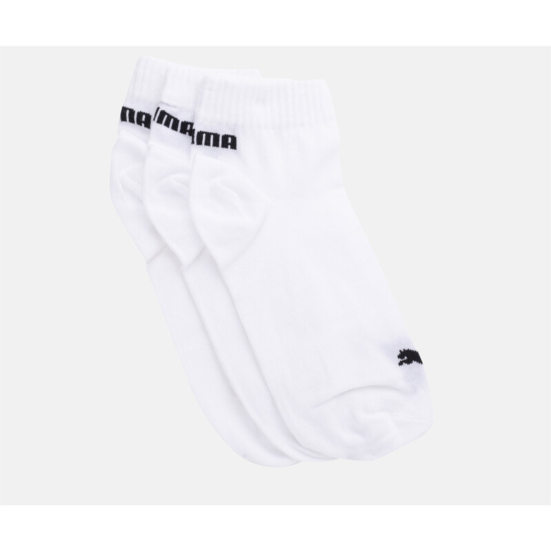 

PUMA Quarter Socks Pack Of 3, White/black