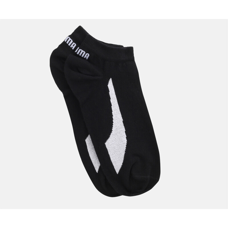 

PUMA Unisex Sneaker Socks Pack Of 2, White/black