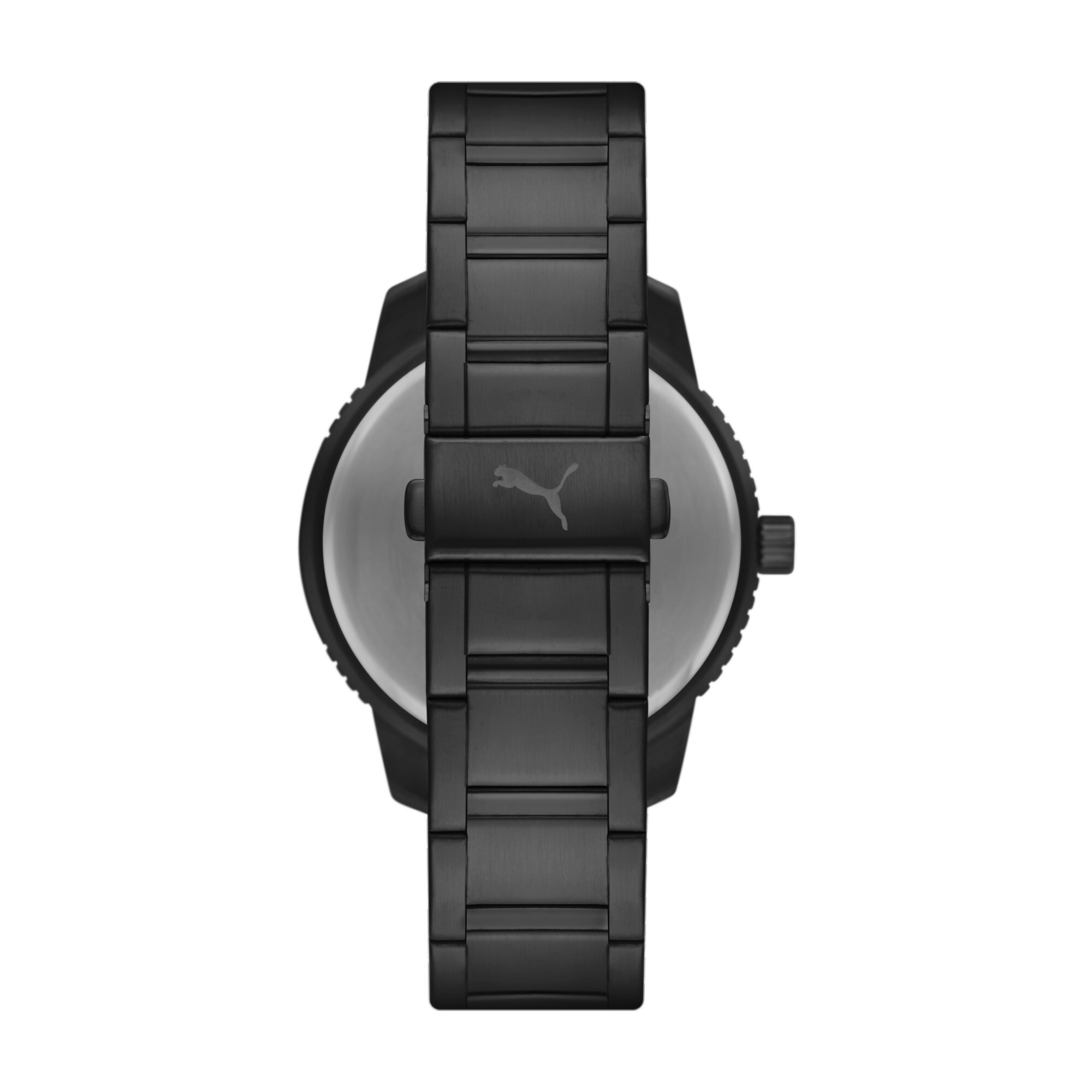 Puma Ultrafresh Three-Hand Black-Tone Stainless Steel Watch, Watch