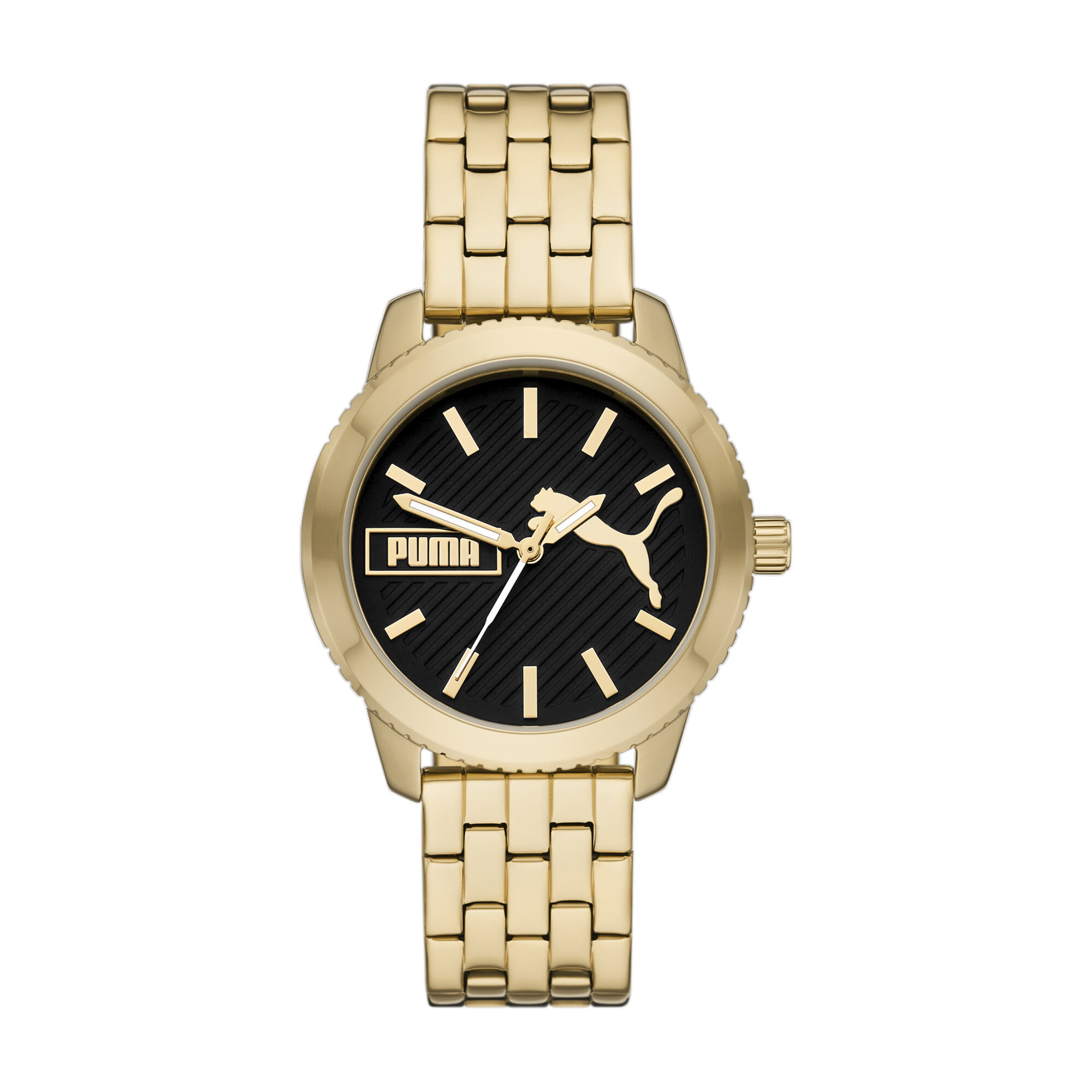 Women's Puma Ultrafresh Three-Hand Gold-Tone Stainless Steel Watch, Watch