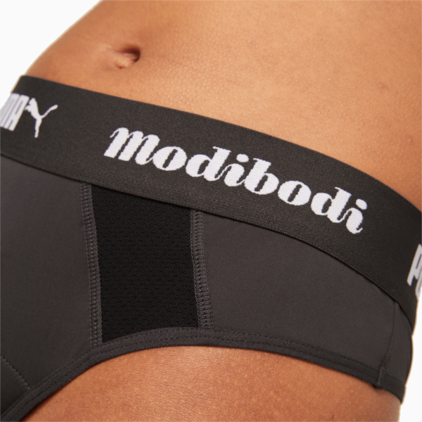 PUMA x Modibodi Active Thong (Super-Light), Black - Grey, large-ZAF