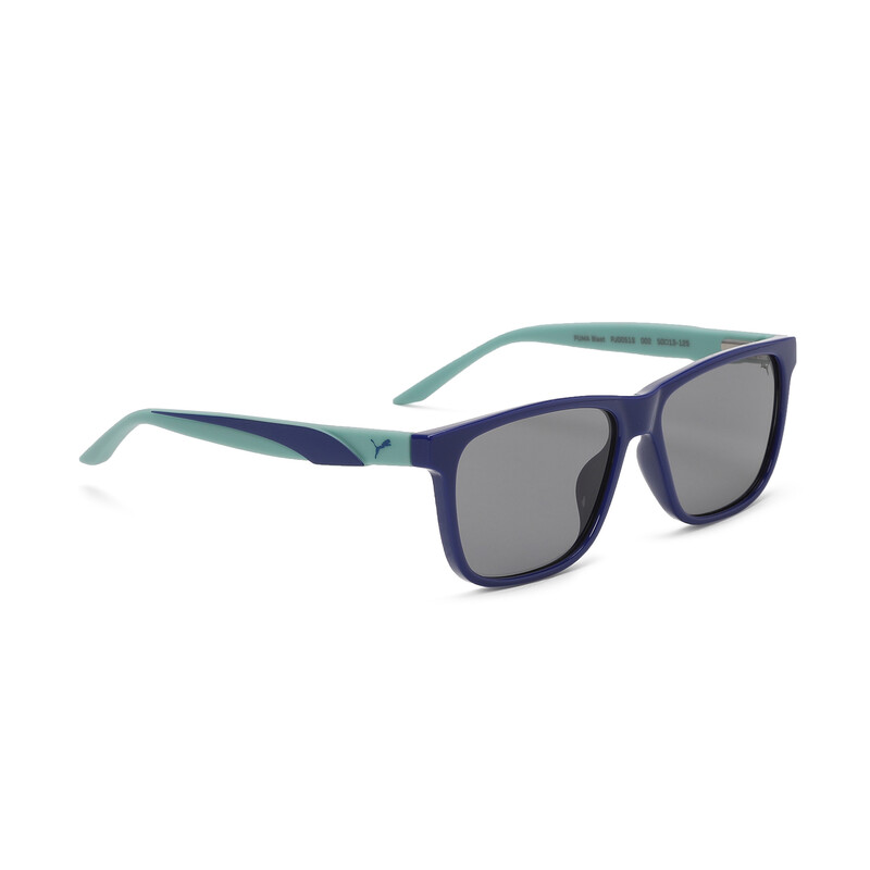 

PUMA Squared Kids Sunglasses, Black/gray/green