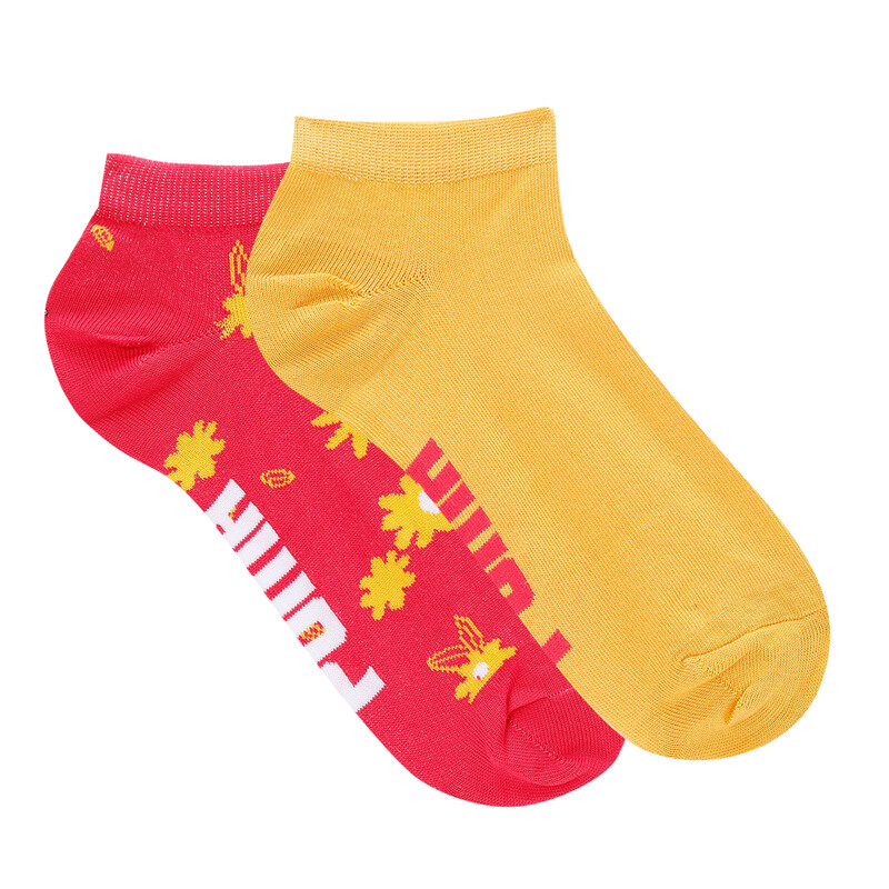 PUMA Unisex Sneaker Socks Pack Of 1, Tangerine- sunset glow
