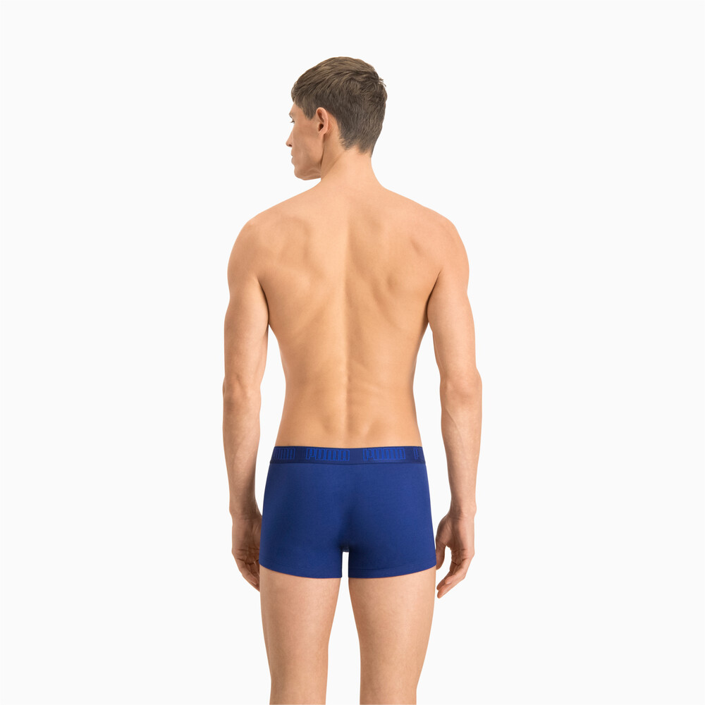 

PUMA - male - Мужское нижнее белье Basic Men’s Trunks 2 pack – blue / grey melange –