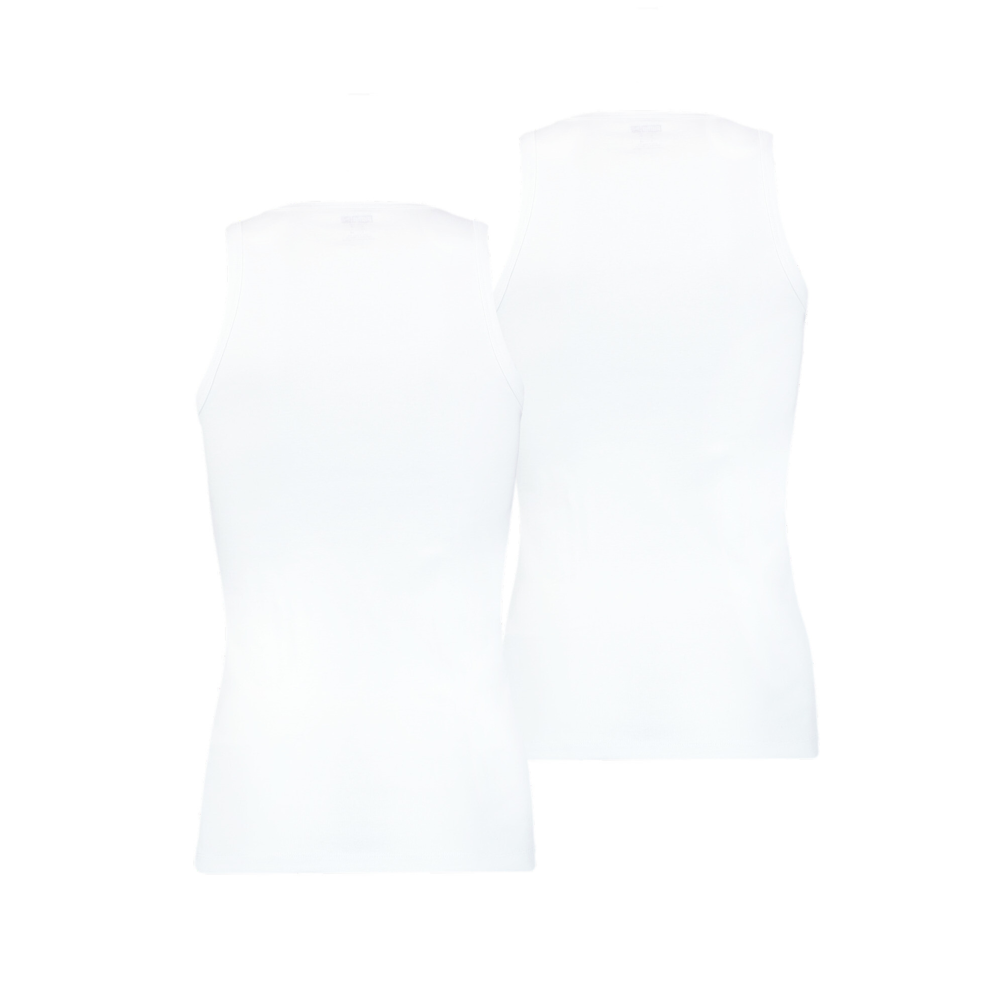 Regular fit tanktop van katoen in een set van 2 stuks