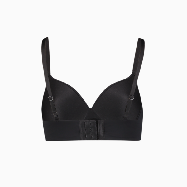 PUMA Women's Soft Padded Bra 1 Pack, black, large-MEX