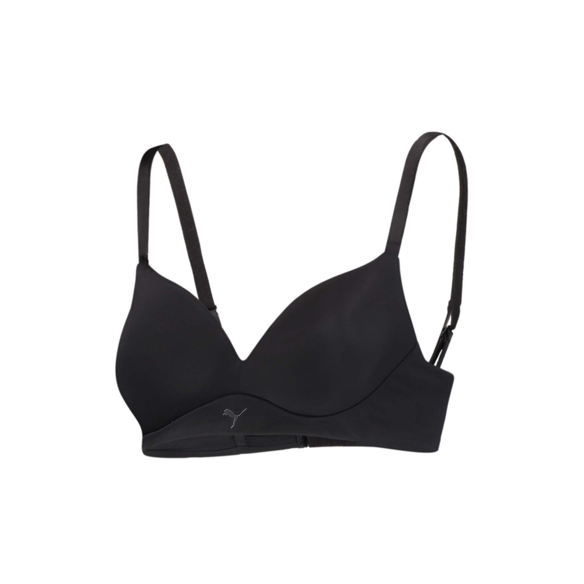 Women's Puma's Soft Padded Bra 1 Pack, Black, Size 34A, Clothing