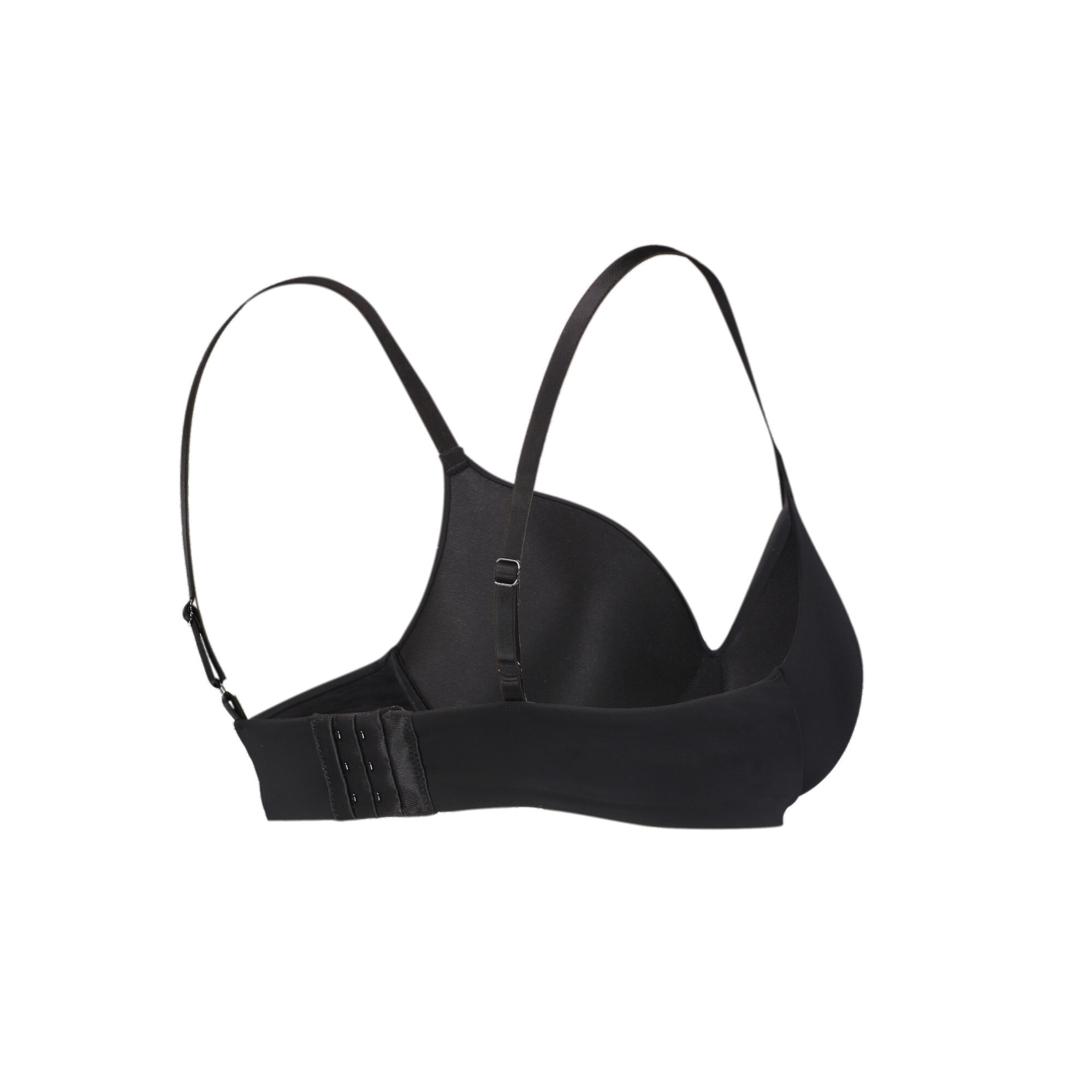 Women's Puma's Soft Padded Bra 1 Pack, Black, Size 34A, Clothing