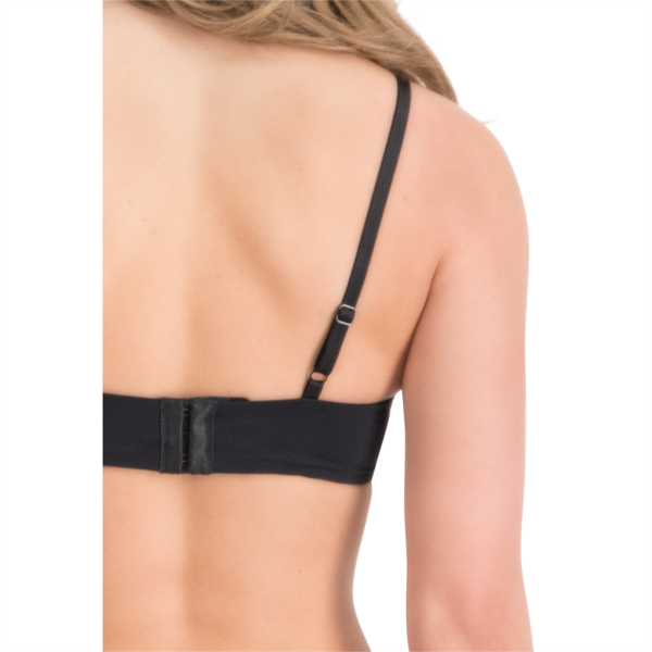 PUMA Women's Soft Padded Bra 1 Pack, black, large-MEX