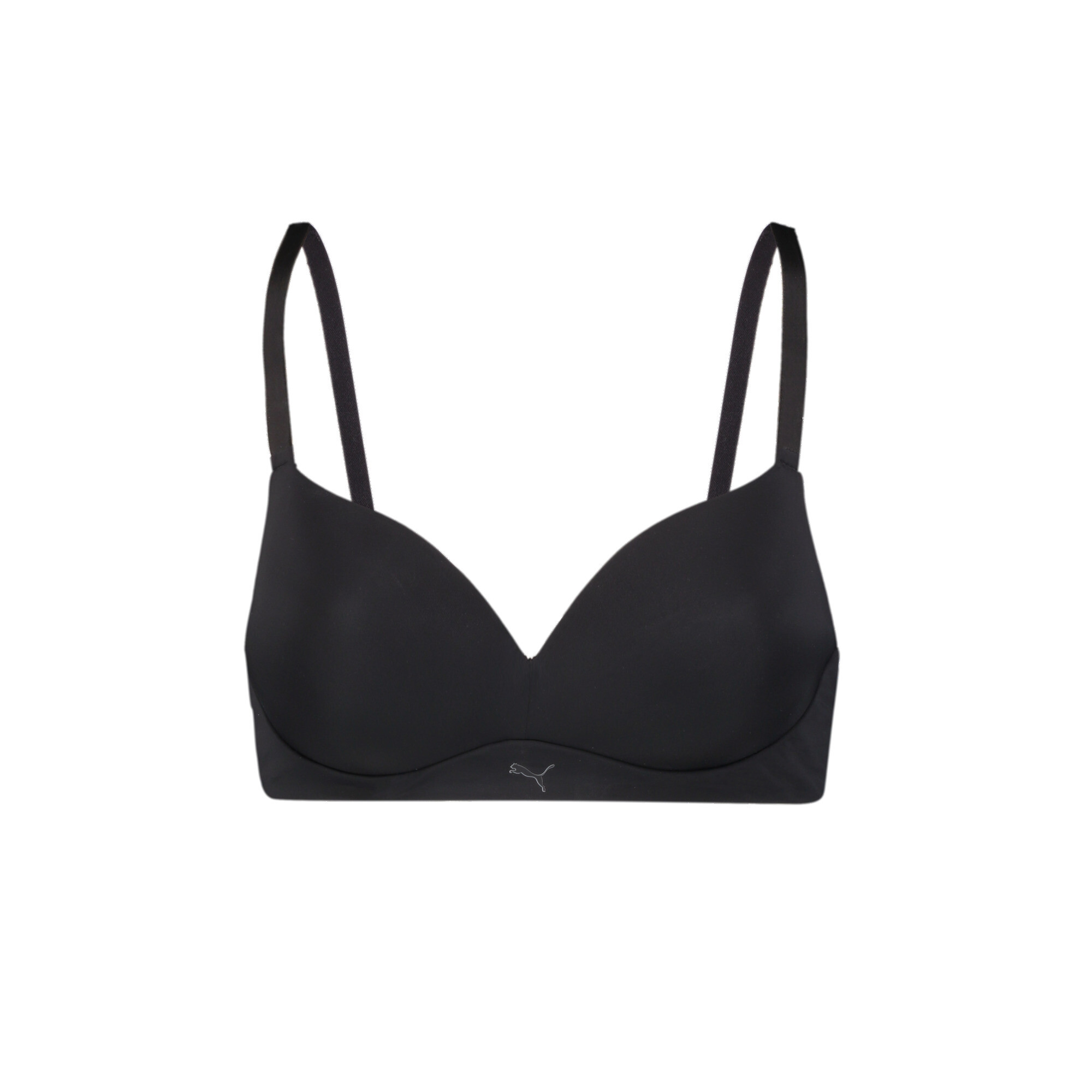 Women's Puma's Soft Padded Bra 1 Pack, Black, Size 34A, Clothing