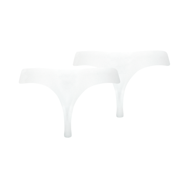 PUMA Women's Seamless String 2 Pack, white, large-MEX