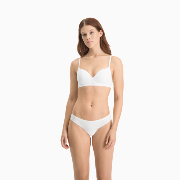 PUMA Women's Seamless String 2 Pack, white, large-MEX