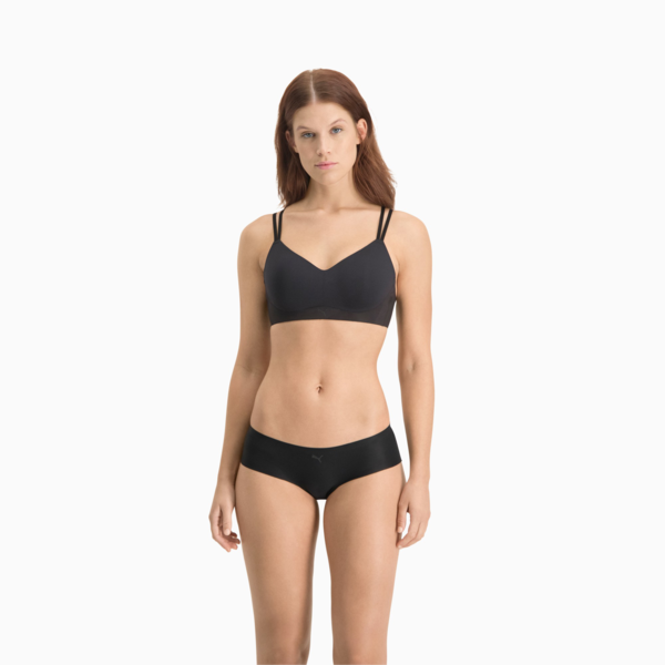 PUMA Women's Seamless Hipster 2 Pack, black, large-MEX