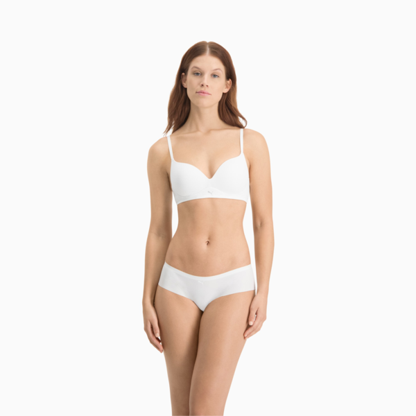 PUMA Women's Seamless Hipster 2 Pack, white, large-MEX
