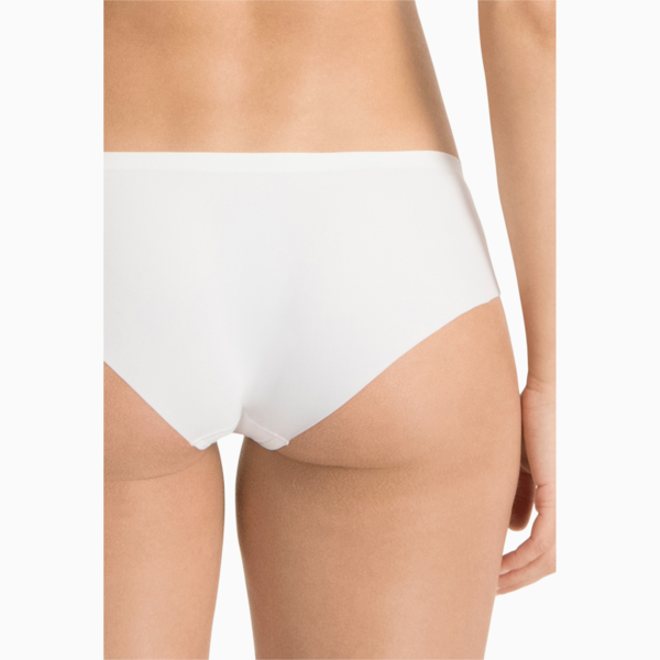 PUMA Women's Seamless Hipster 2 Pack, white, large-MEX