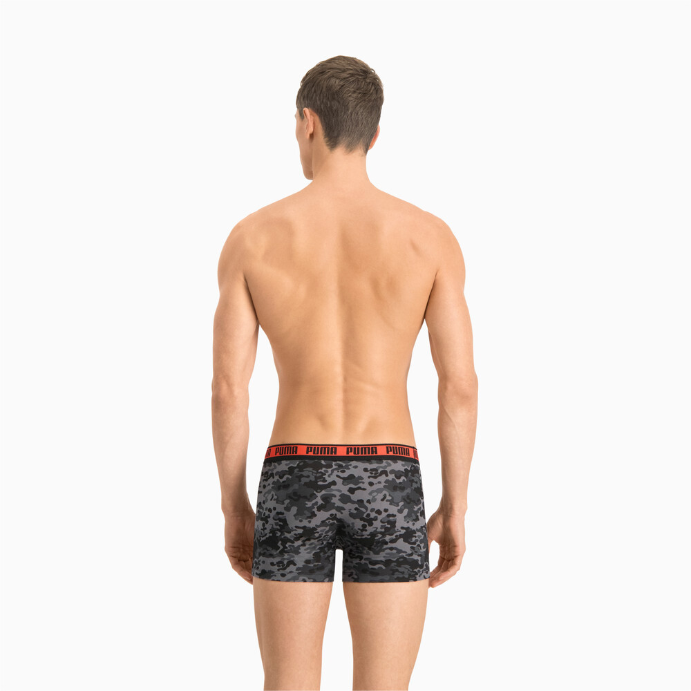 

PUMA - male - Мужское нижнее белье Men’s Camo Boxer 2 pack – black / grey melange –, Черный