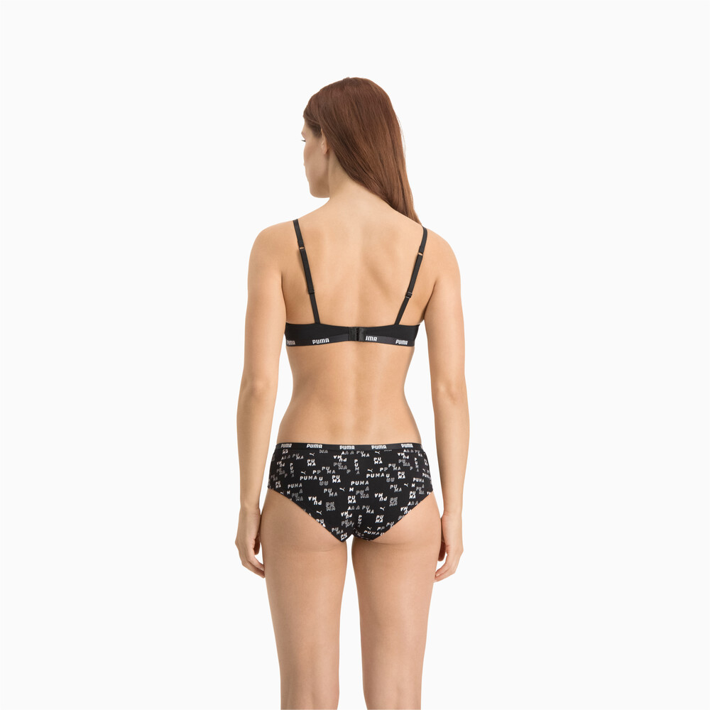 

PUMA - female - Женское нижнее белье Women' All-Over-Print Hipster 2 Pack – black combo –