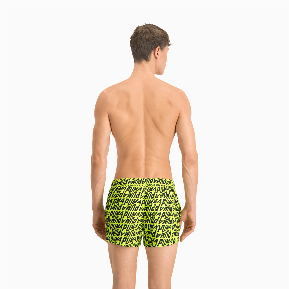 

PUMA - male - Шорты для плавания Swim Men’s Wave All-Over-Print Short Swimming Shorts – fluo yellow / grey –, Желтый