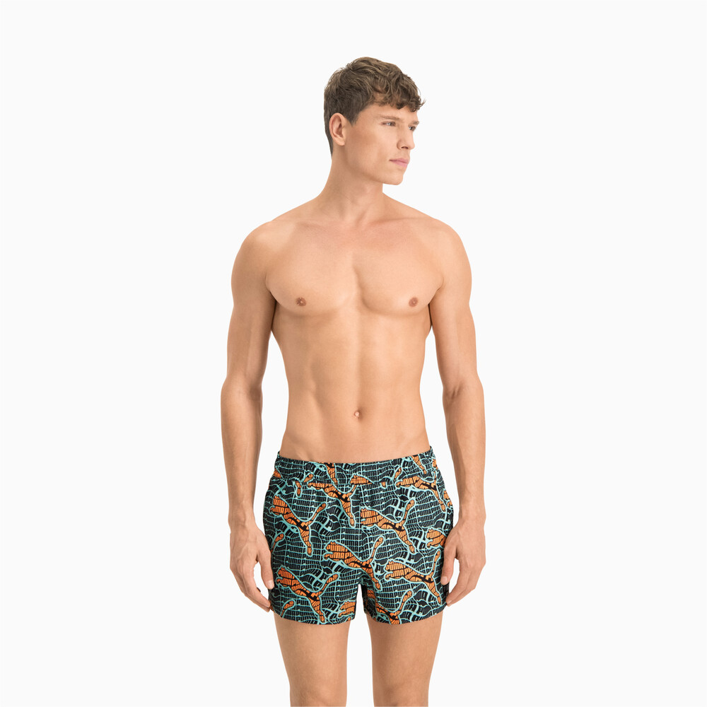 фото Шорты для плавания swim men's cat logo all-over-print short shorts puma