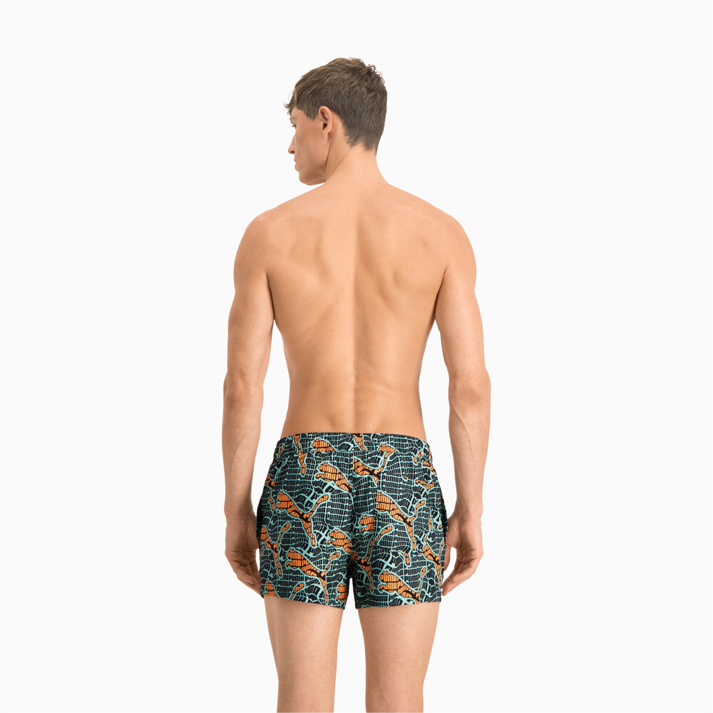 

PUMA - male - Шорты для плавания Swim Men's Cat Logo All-Over-Print Short Shorts – blue combo –, Синий