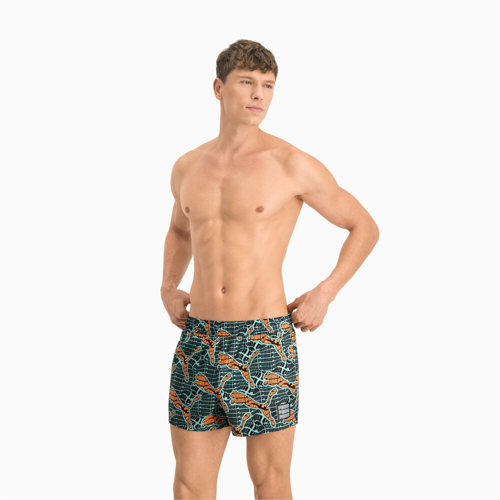 фото Шорты для плавания swim men's cat logo all-over-print short shorts puma