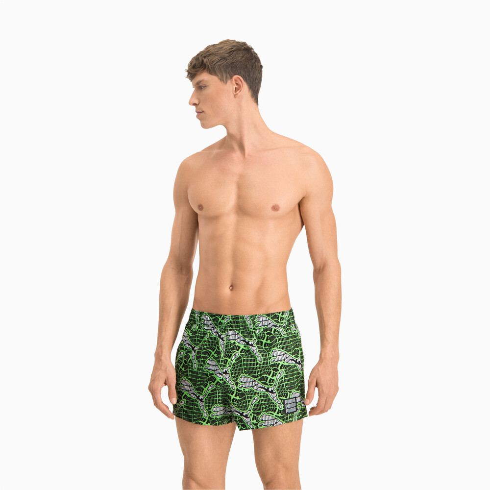 фото Шорты для плавания swim men's cat logo all-over-print short shorts puma