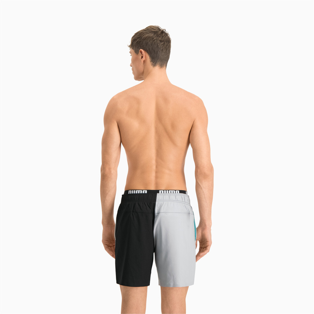 

PUMA - male - Шорты для плавания Swim Men's Colour Block Mid Shorts – blue combo –, Синий