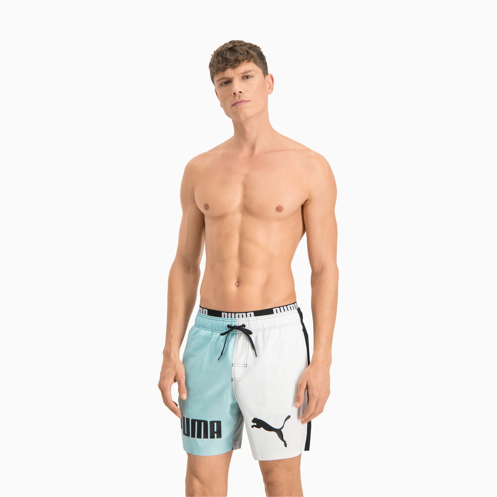 фото Шорты для плавания swim men's colour block mid shorts puma