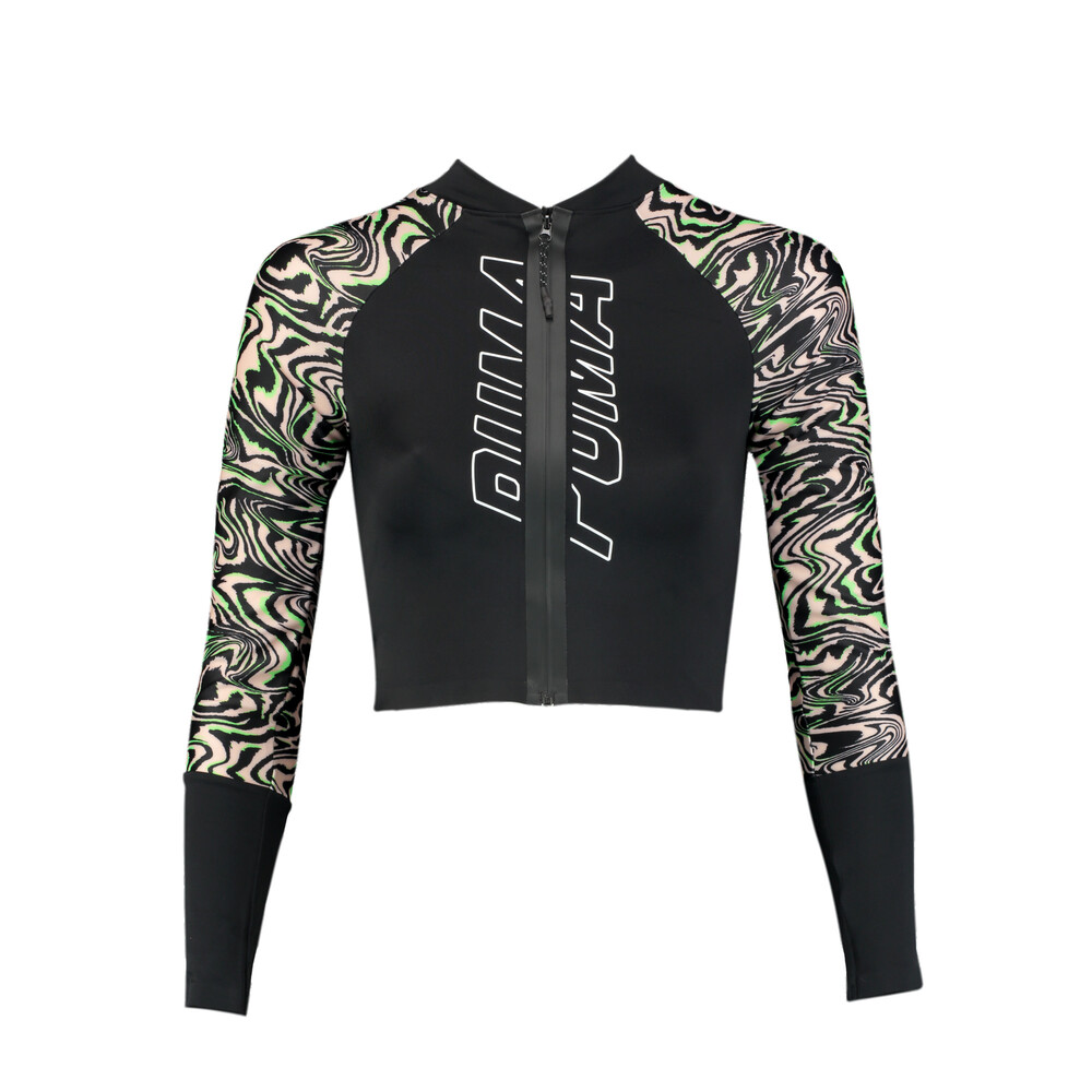 фото Спортивный топ для плавания swim women’s long sleeve rash guard puma