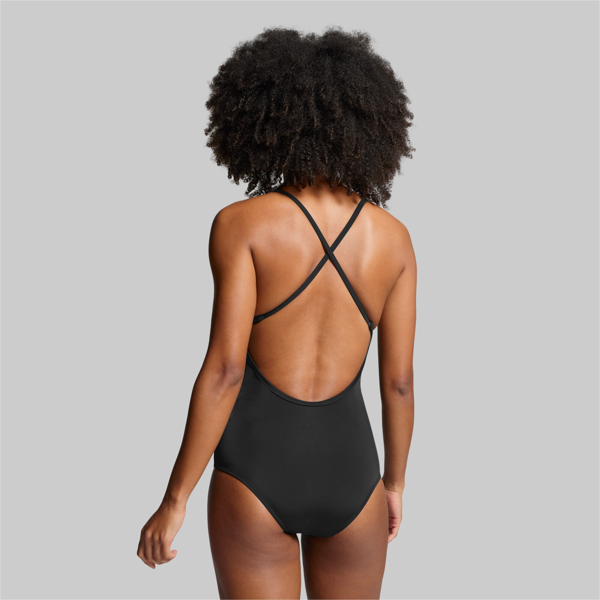 PUMA SWIM WOMEN V-NECK CROSSBACK SWIMSUIT 1P