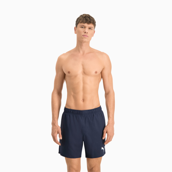 PUMA Swim Men's Mid Shorts, navy, large-MEX