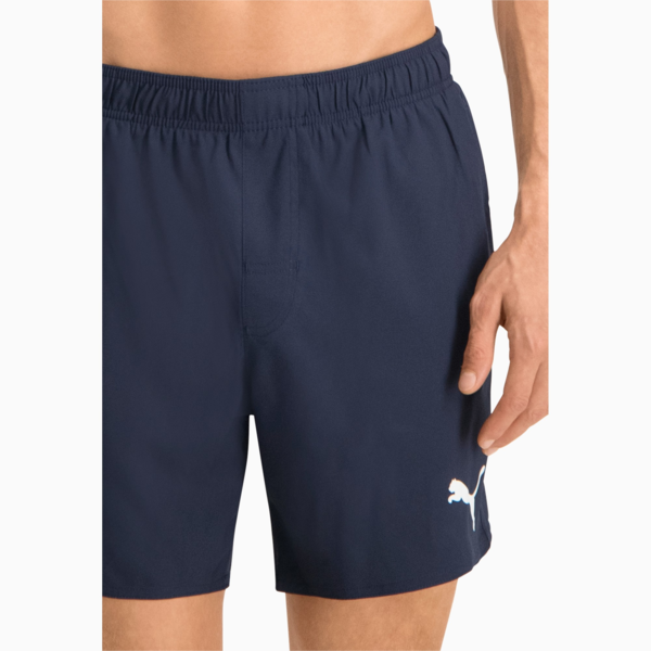 PUMA Swim Men's Mid Shorts, navy, large-MEX
