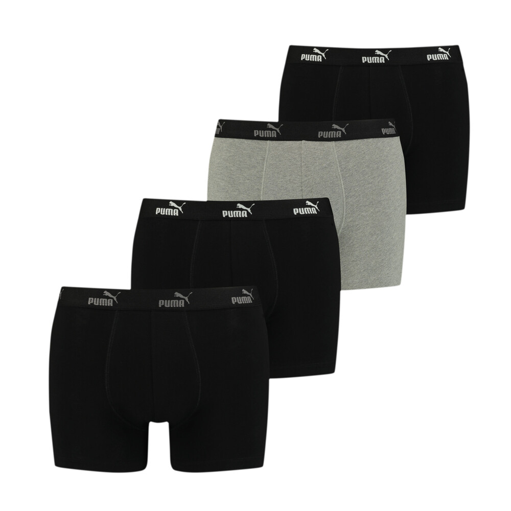 Men's solid boxer shorts 4 pack | - PUMA