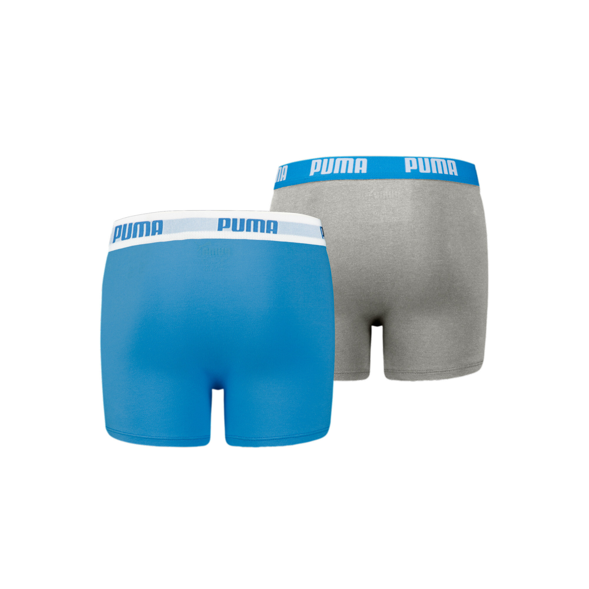 Puma Boys' Basic Boxer 2 Pack, Blue, Size 14, Clothing