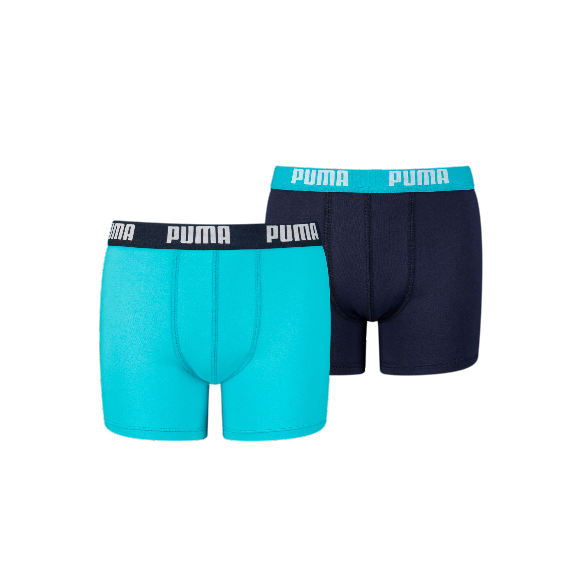 Puma Boys' Basic Boxer 2 Pack, Blue, Size 16, Clothing