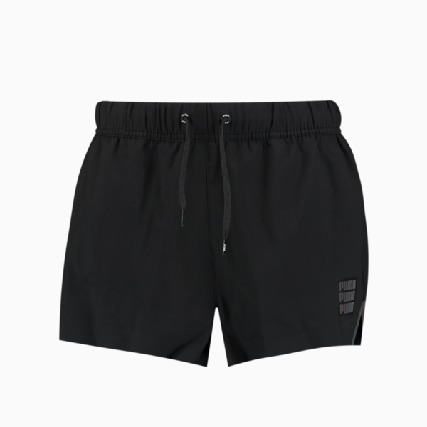 PUMA Swim High Waist Women's Shorts, black combo, large-MEX